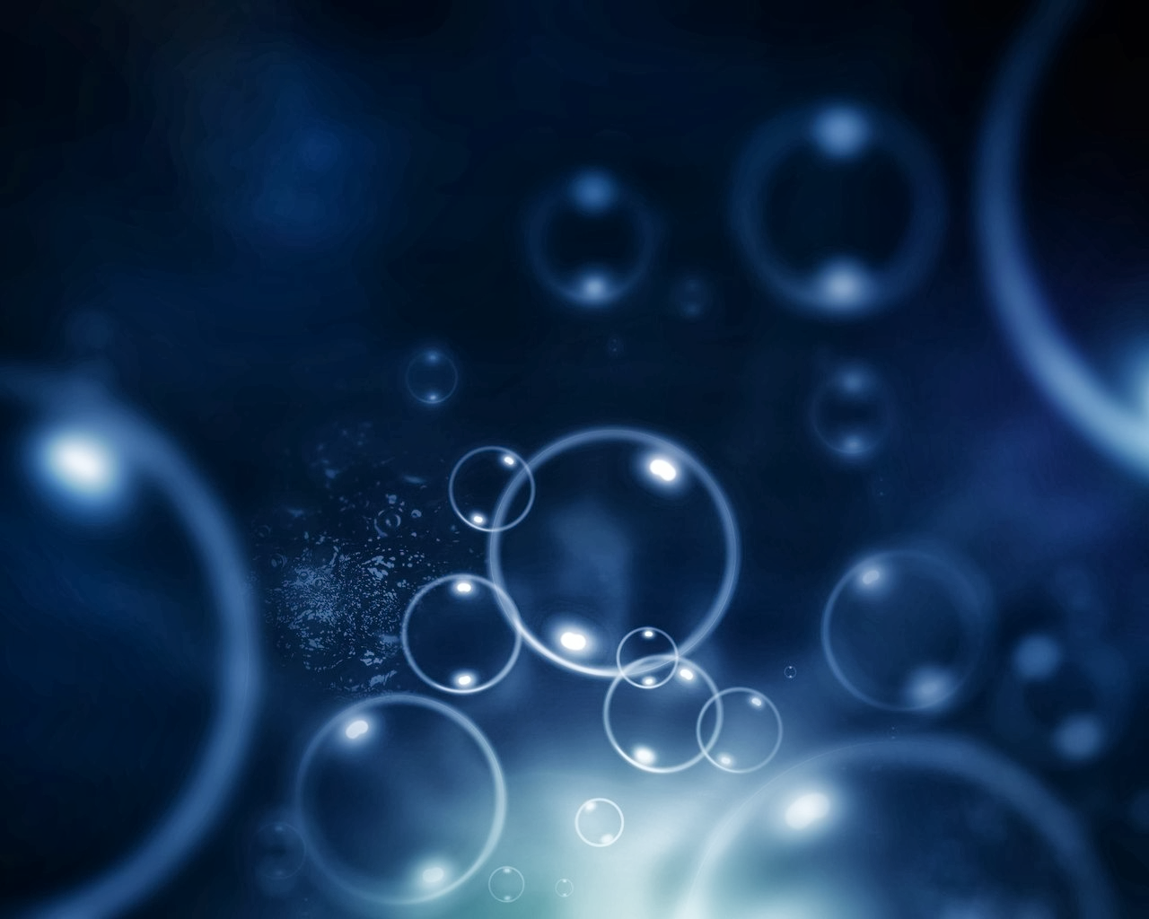 Blue Bubbles Desktop Background Png