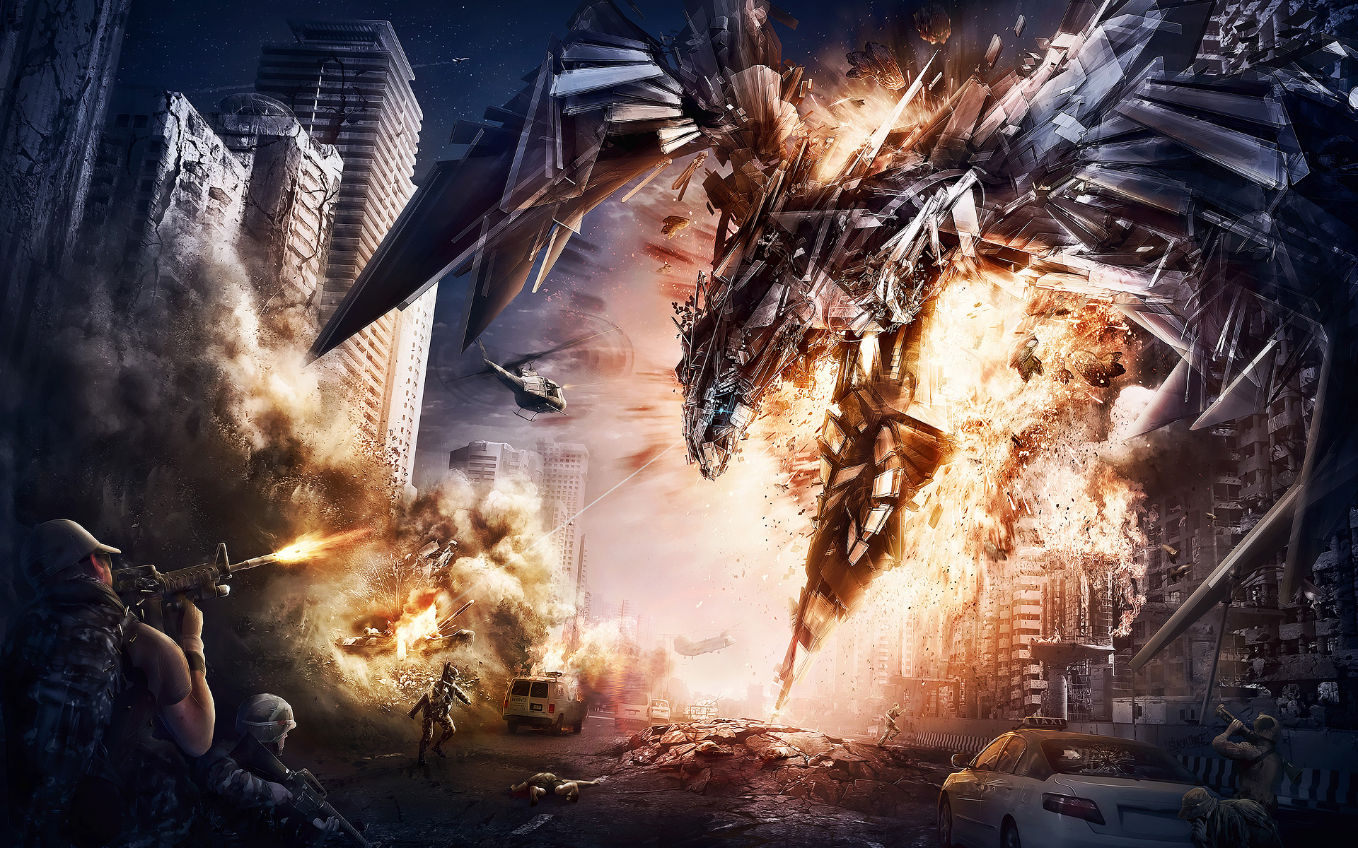 Transformers Artwork Wallpaper HD