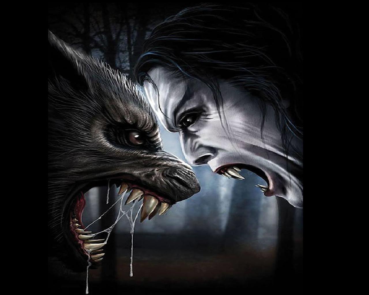 Vampire vs Werewolf Wallpaper - WallpaperSafari