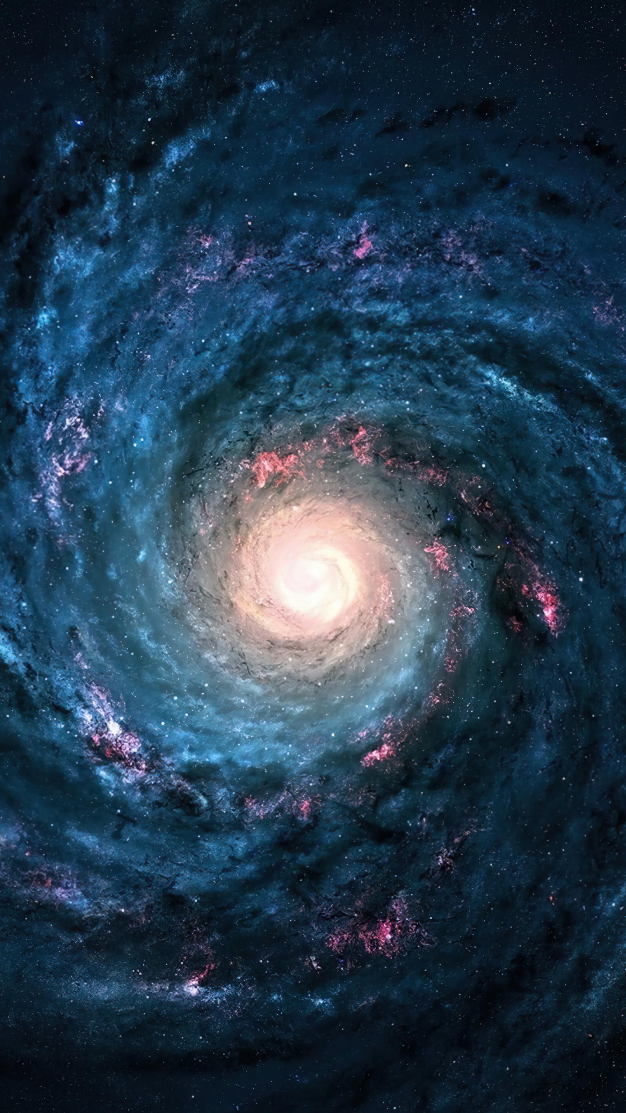 Milky Way Galaxy Space 4k Wallpaper iPhone HD Phone 5120f