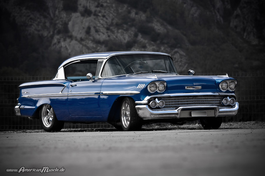 Blue Chevrolet Impala By Americanmuscle