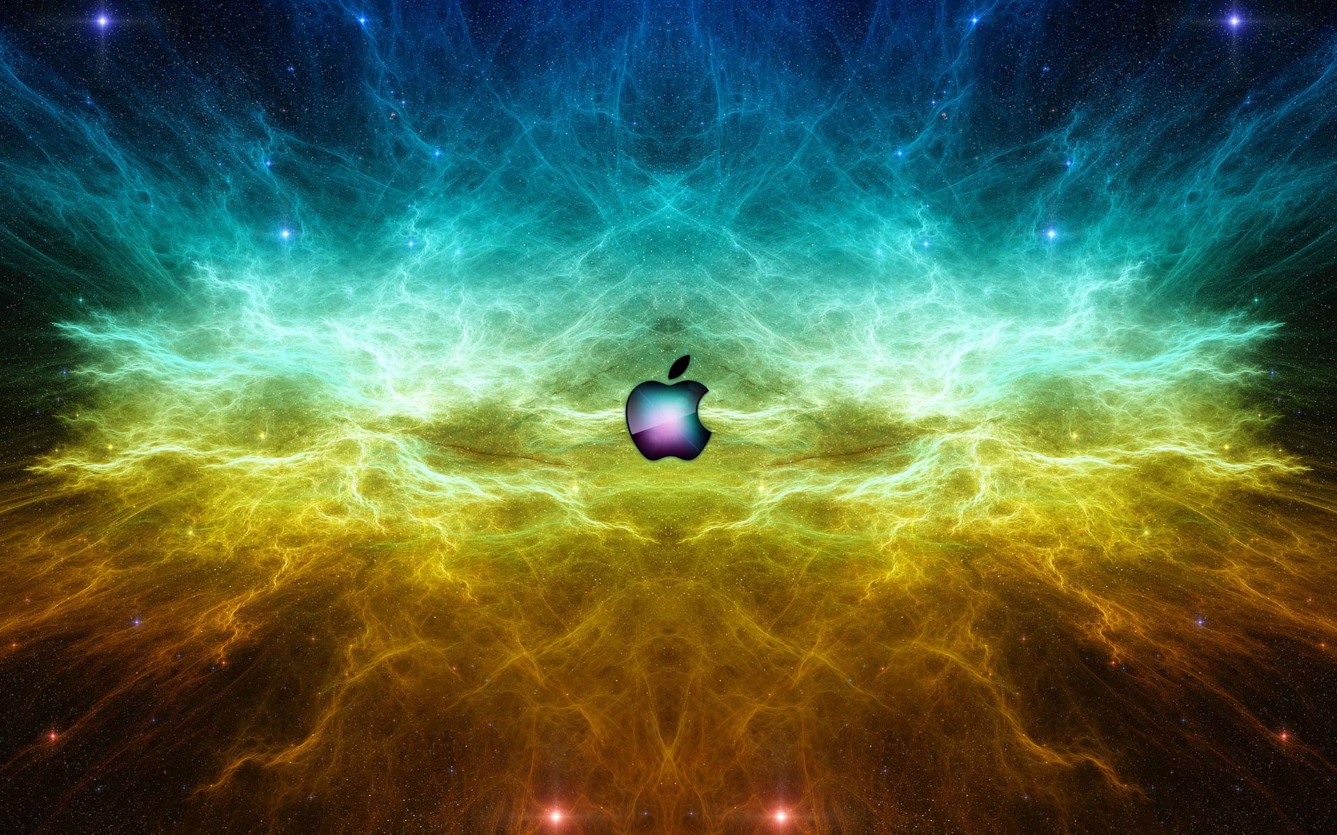 Background Apple Nebula HD Wallpaper High Quality