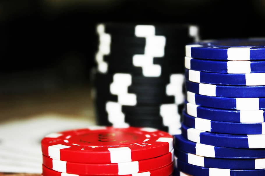 HD Wallpaper Poker Chips Gambling Casino Game Luck Win Risk