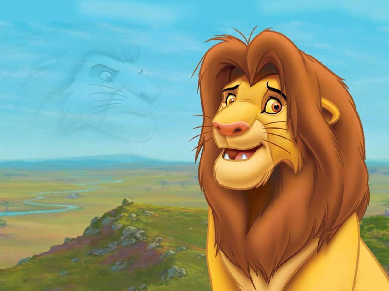 Lion King Wallpaper Postcard Simba