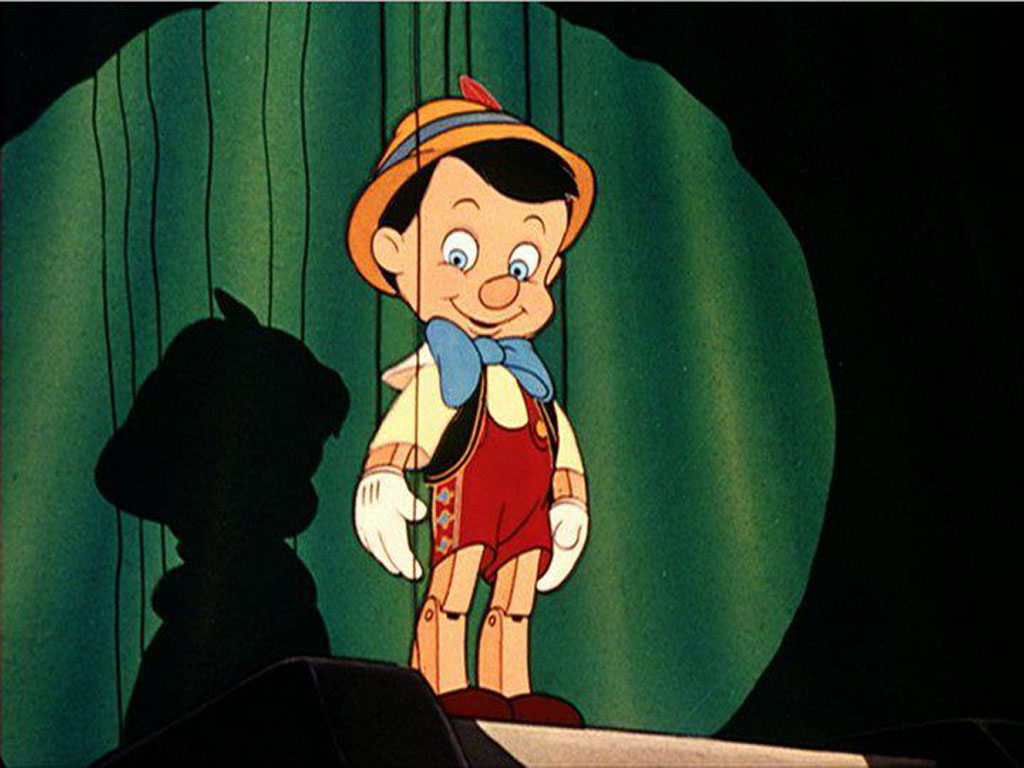 Cartoons Wallpaper Pinocchio On Stage In Theatre