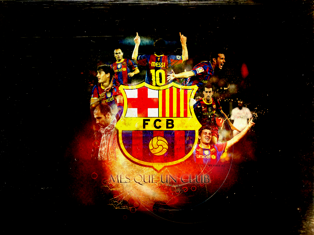 Fc Barcelona The Champions HD Wallpaper