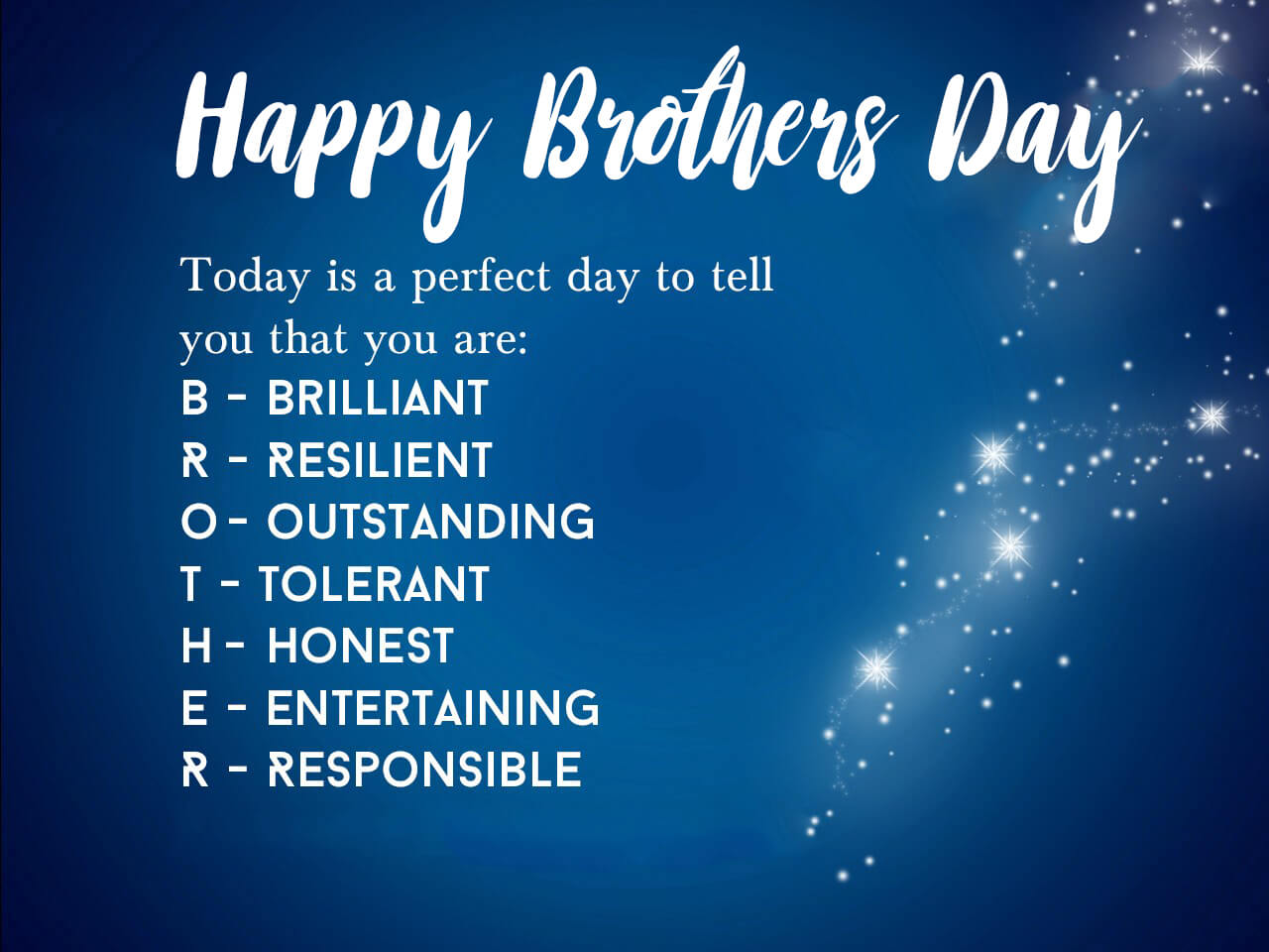 How To Wish My Brother For Brothers Day