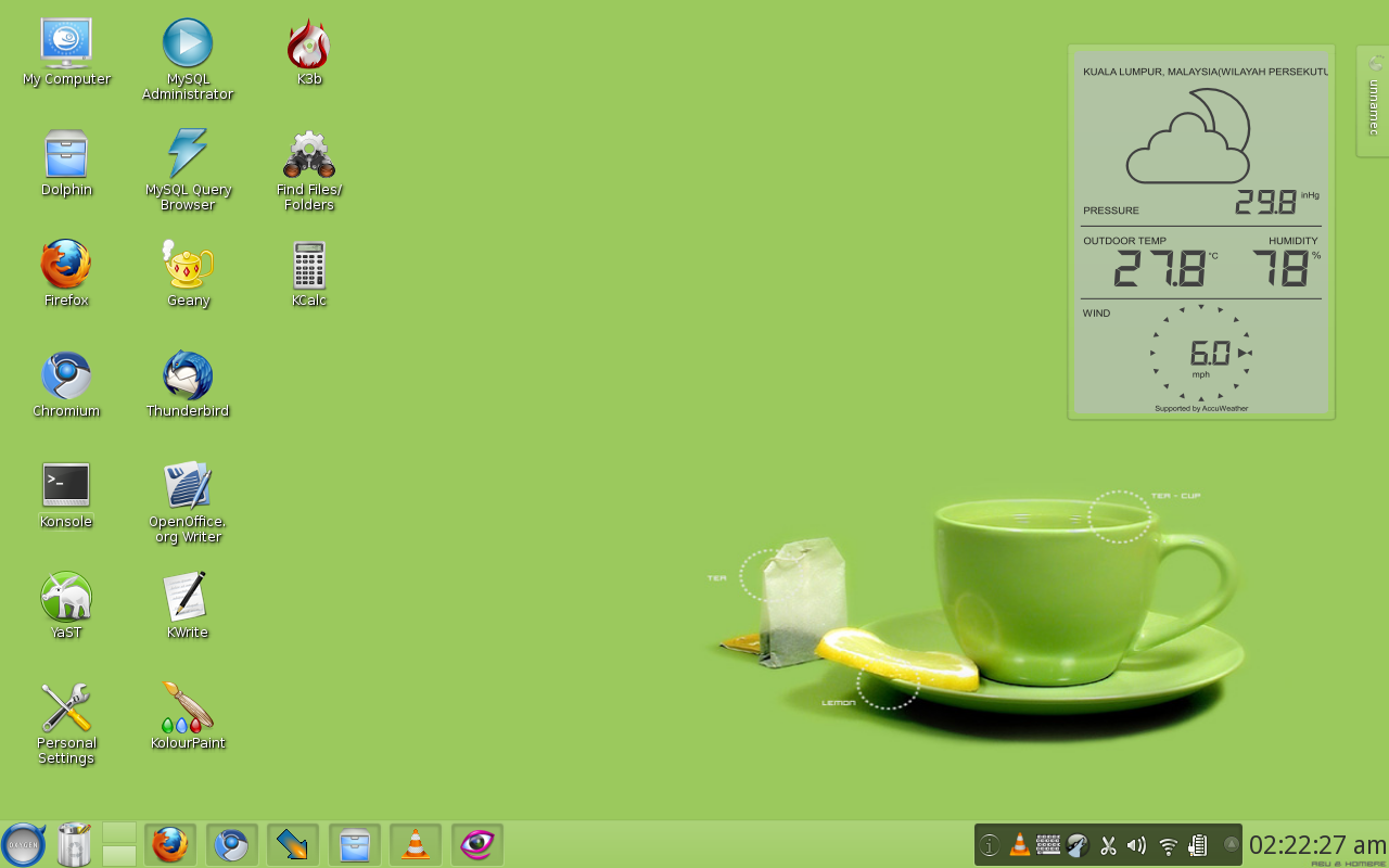 Anl4u Screens Of Kde And Opensuse