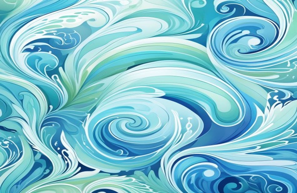 Aqua Colored Wallpaper
