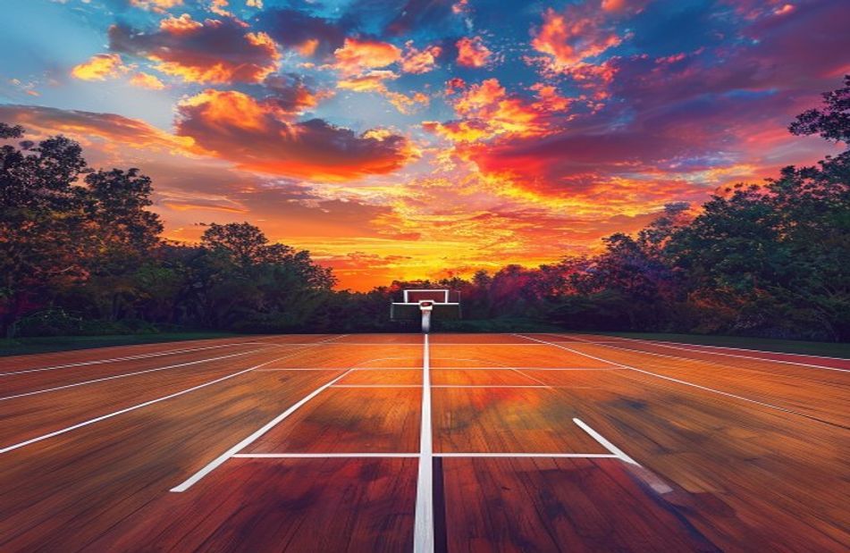 Basketball Court Wallpaper Hd