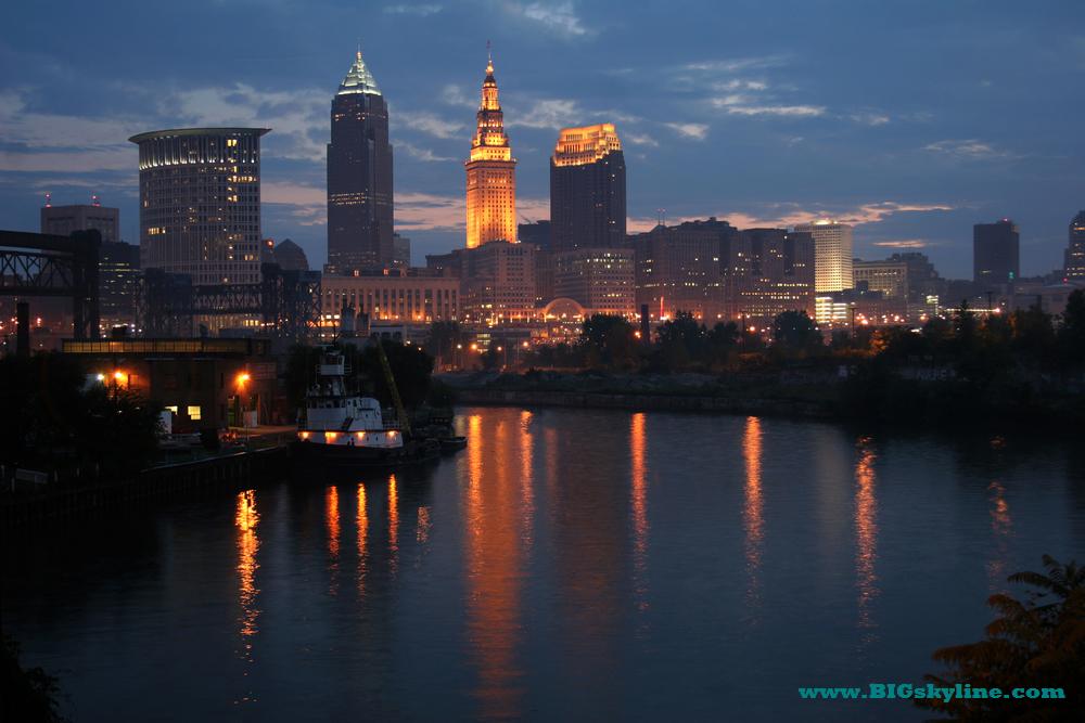 Cleveland Ohio City Skyline Pic In Usa