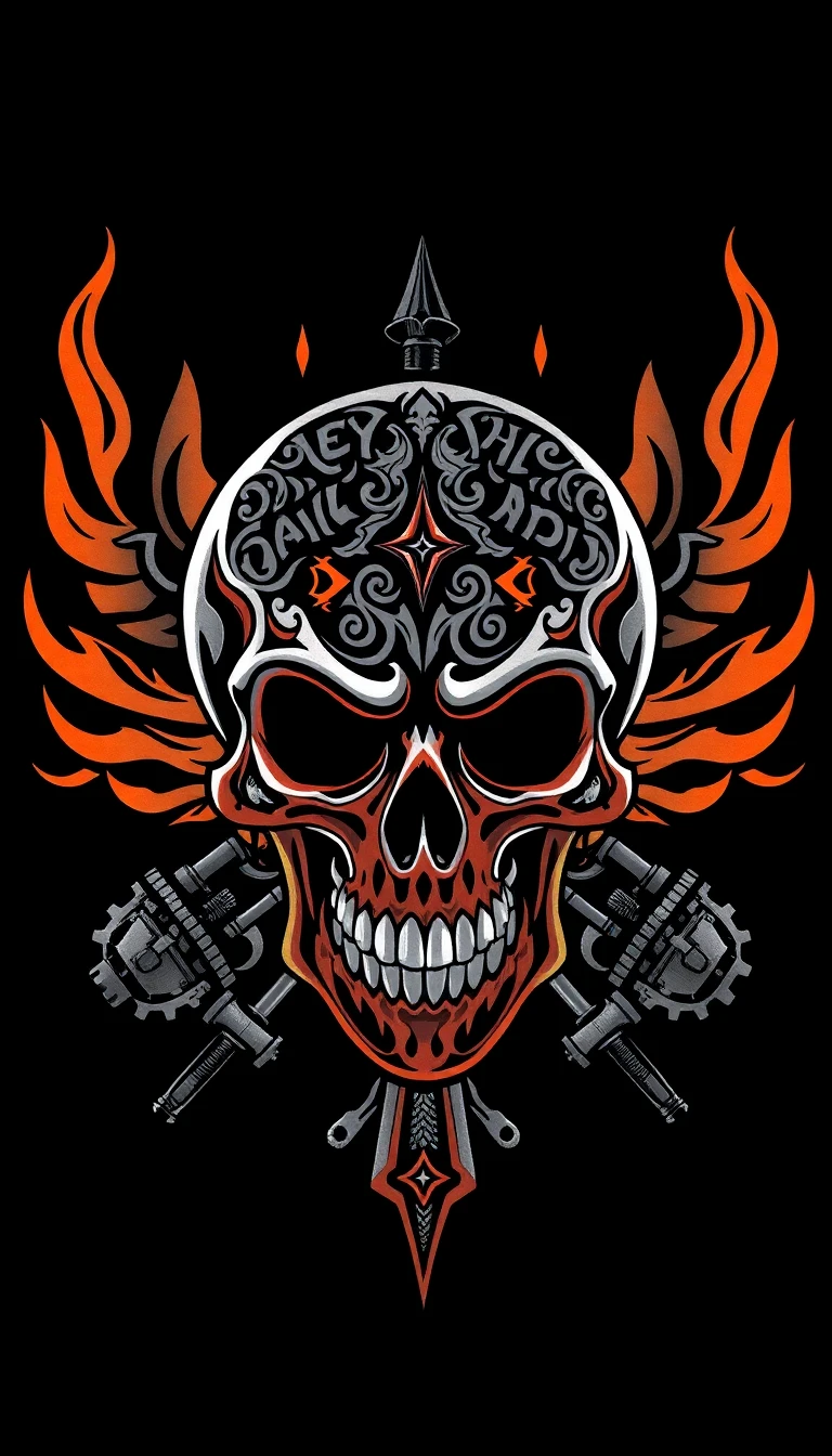 Harley Skull Wallpaper