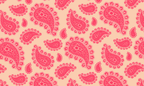 The 5th Wave Triple Witch Pink Paisley Background