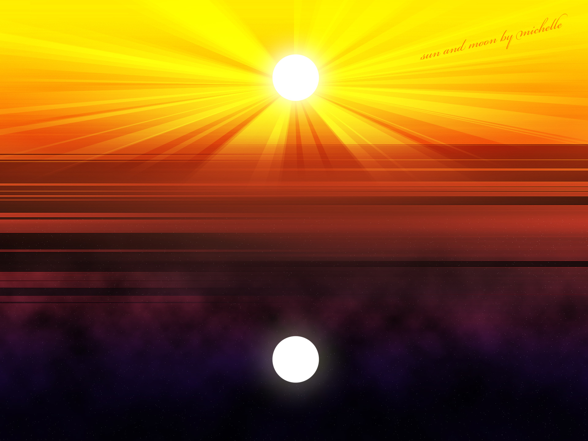 Sun Moon Background By Hearttaco Customization Wallpaper Fantasy