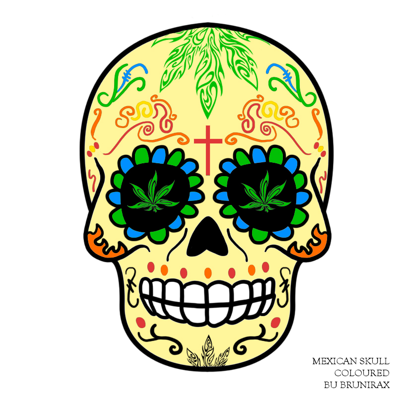 Mexican Skull By Brunirax