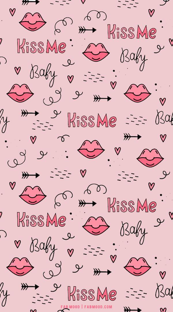 Baby Kiss Me Valentine S Wallpaper Fab Mood Wedding Colours
