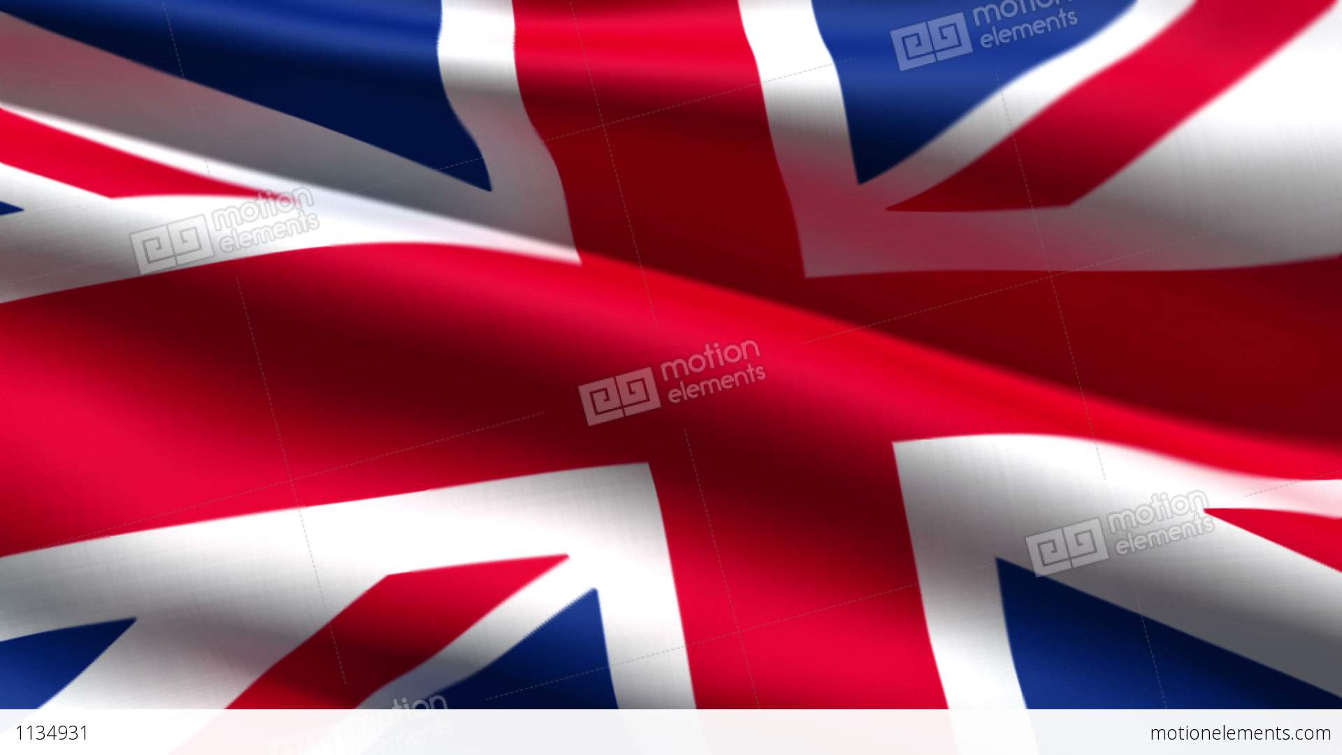 British Flag Background Stock Animation 1134931