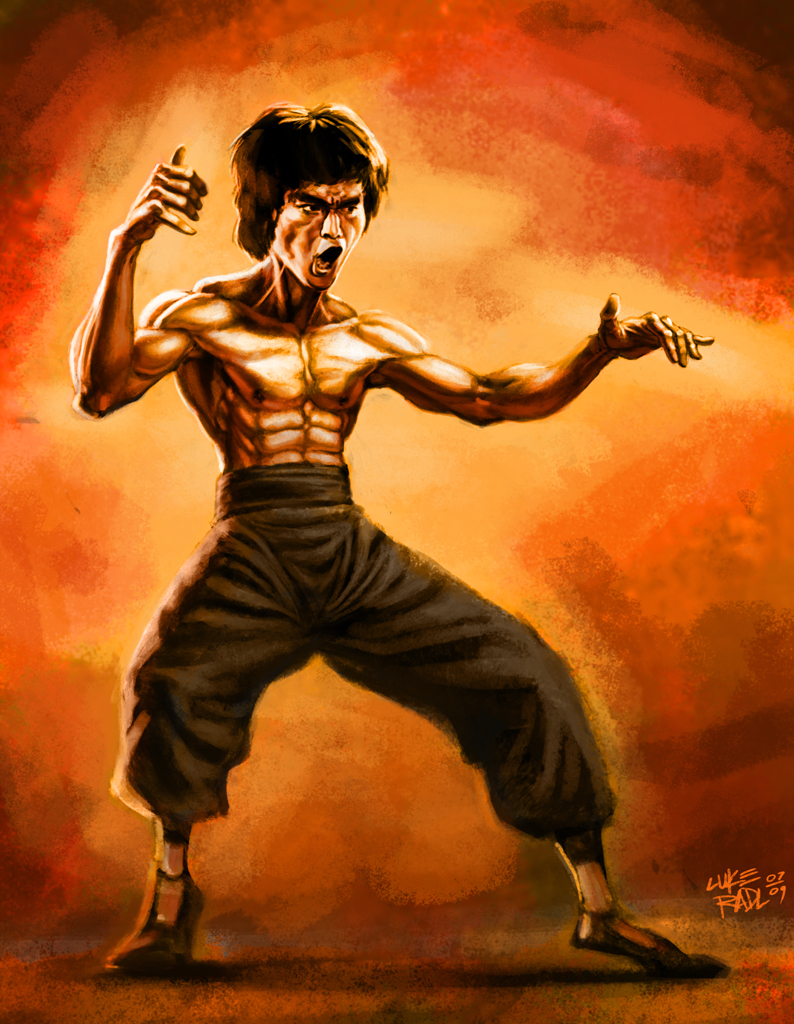 Bruce Lee by lukeradl on