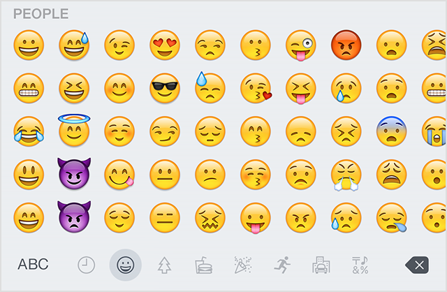 Use The Icons At Bottom Of Keyboard To Switch Emoji Themes Or
