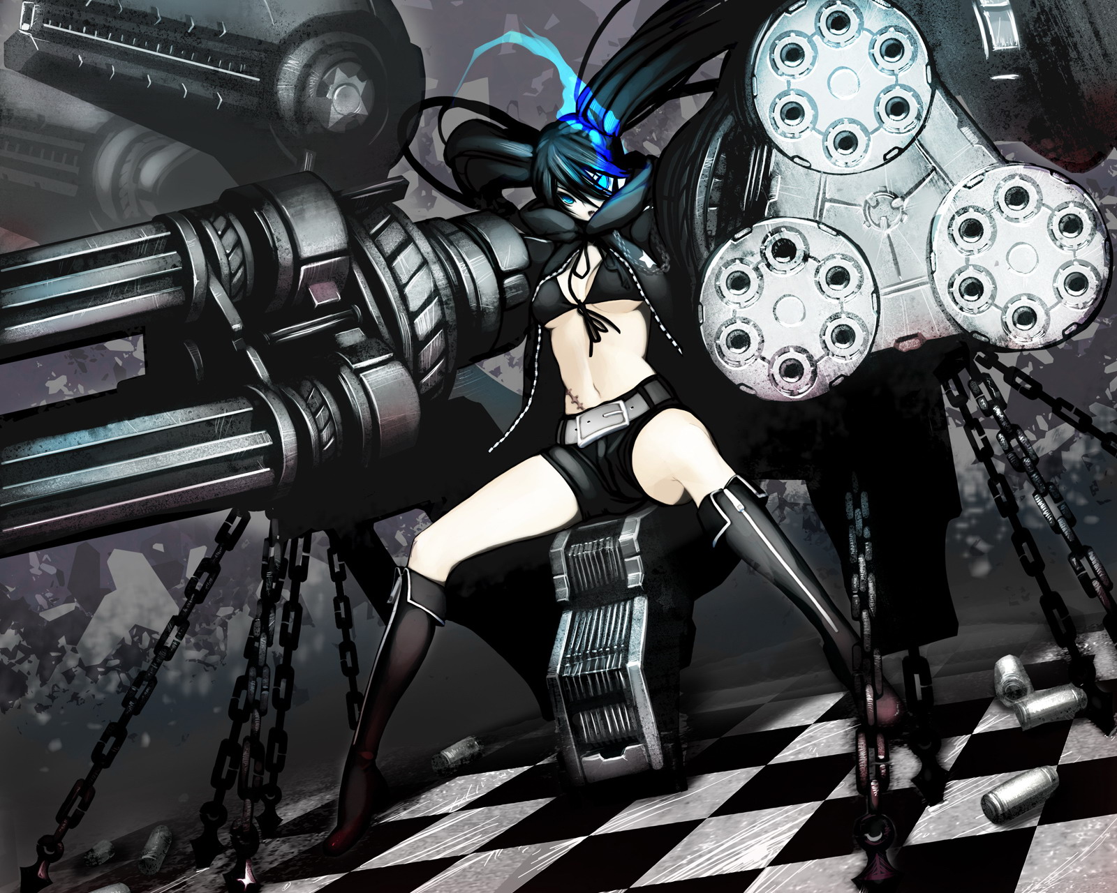 Black Rock Shooter Wallpaper Your Daily Anime