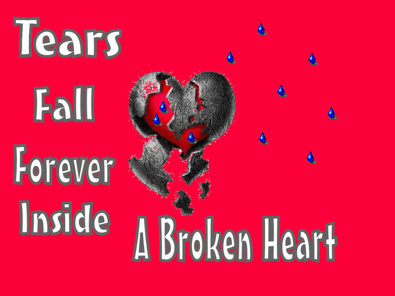 Broken Heart Quotes Wallpaper About Tears And Pain