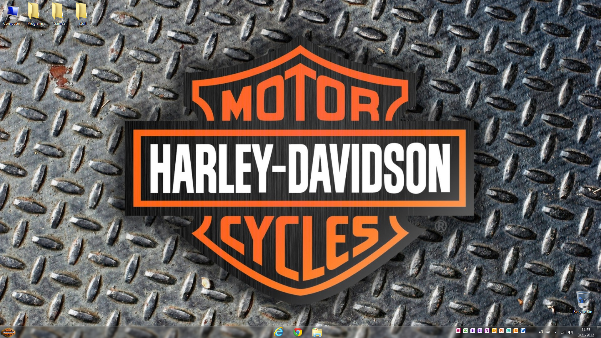 Harley Davidson Desktop By Lazylaza