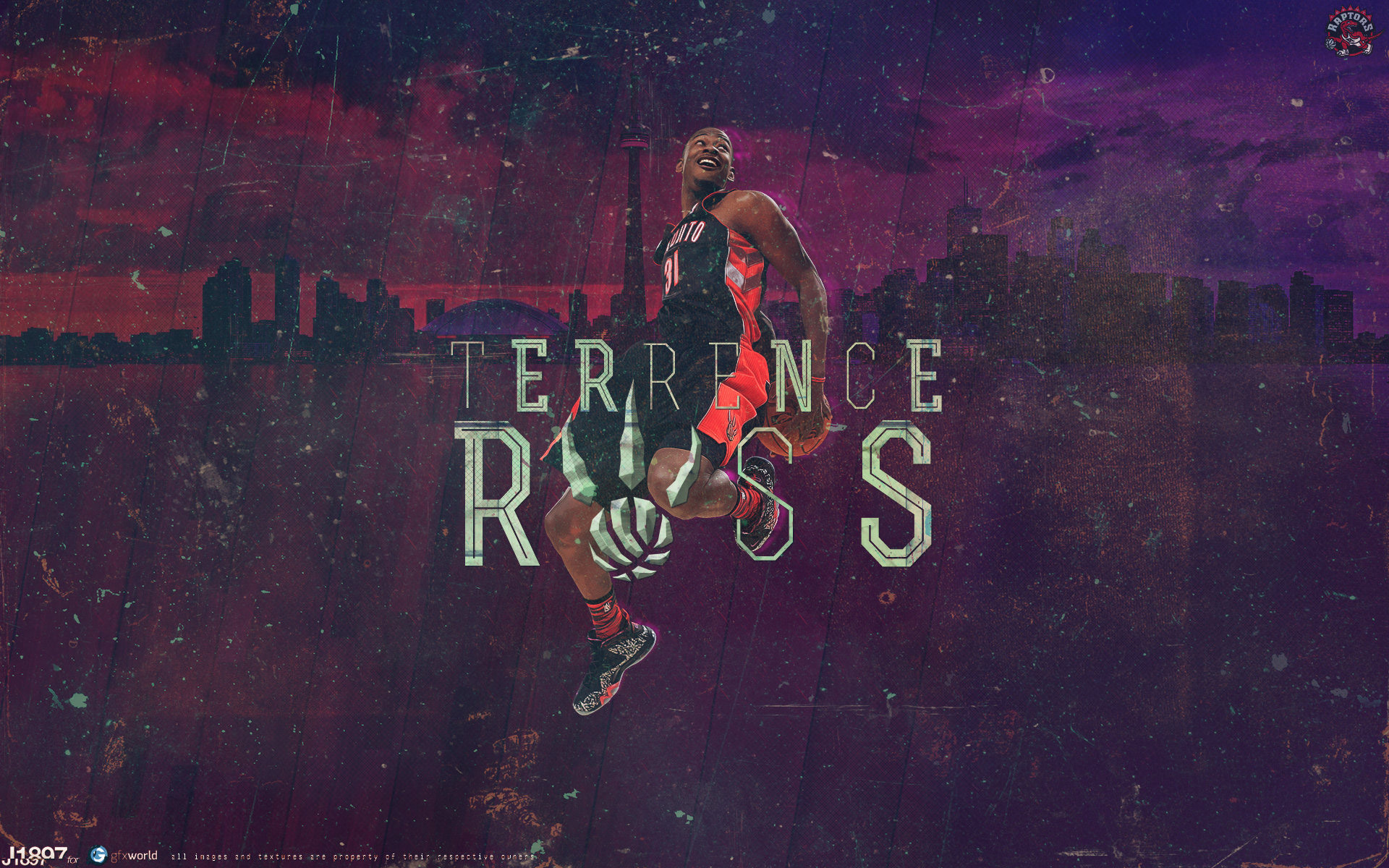 Ross Raptors Dunk Wallpaper Basketball