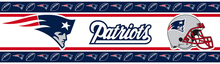 Free Download NFL New England Patriots Border Football Decor Wall ...