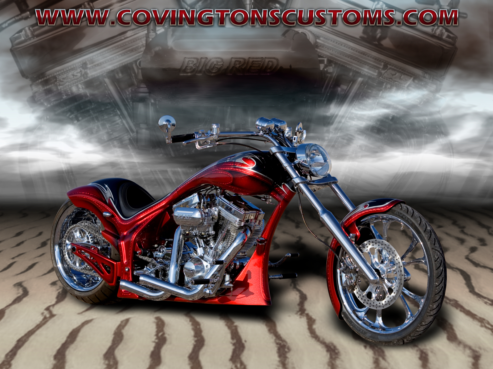 Covingtons Custom Motorcycle WallPaper 55