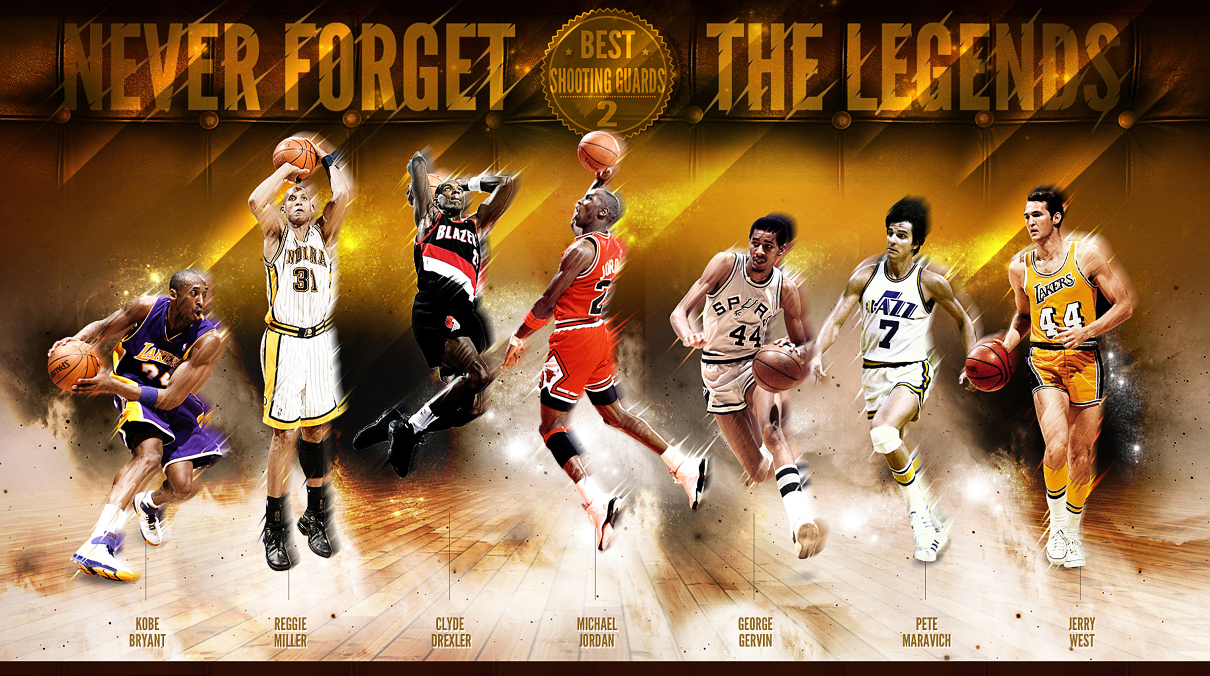 HD wallpaper: basketball michael jordan shaquille oneal 2048x2048 Sports  Basketball HD Art