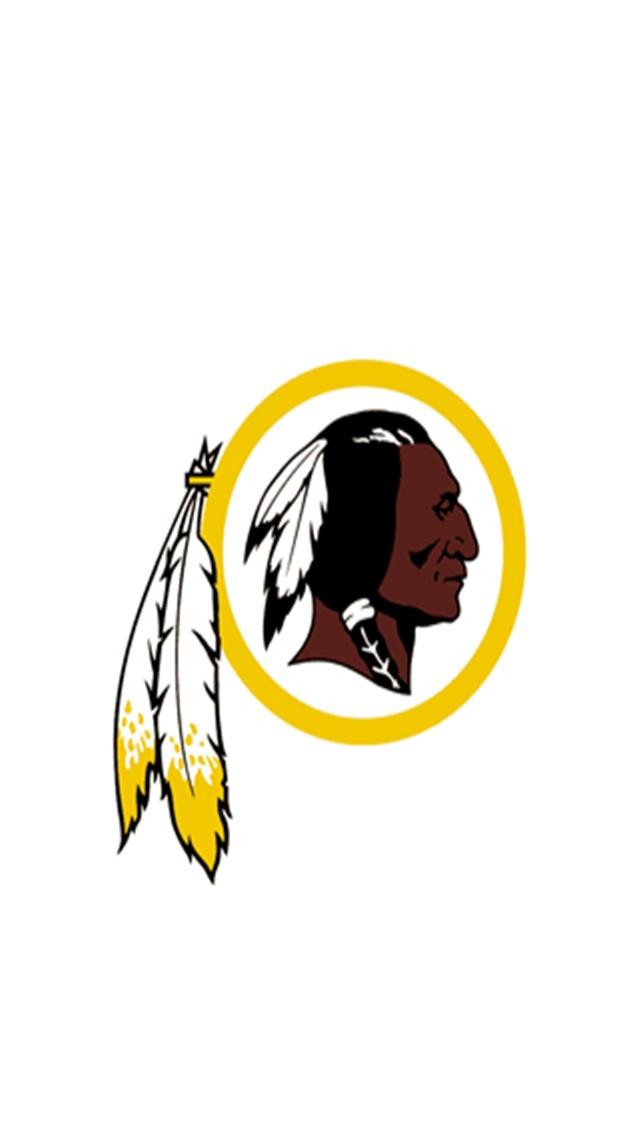 Washington Redskins White Logo Sports iPhone Wallpaper S