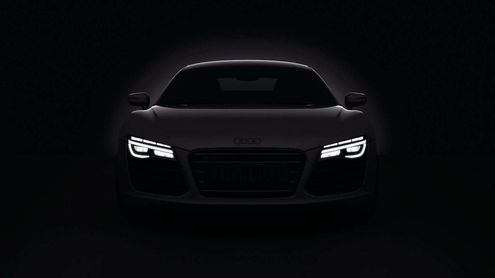 Dark Cars Audi R8 Headlights Wallpaper