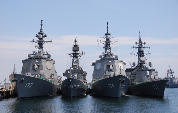 Wallpaper Navy Destroyers Jmsdf Kong Class Aegis