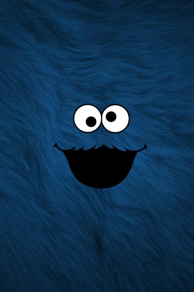 Cookie Monster Background Simply Beautiful iPhone Wallpaper