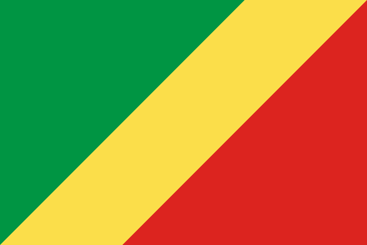Congo Brazzaville Flag Large Image