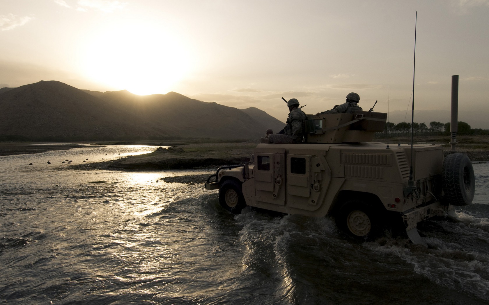 High Quality Humvee And Sunset Hummer Wallpaper Num