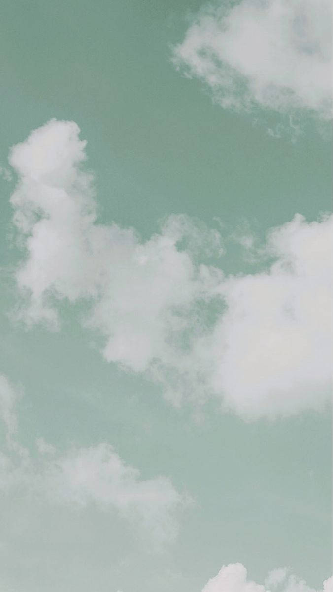 Mint Green iPhone Wallpaper