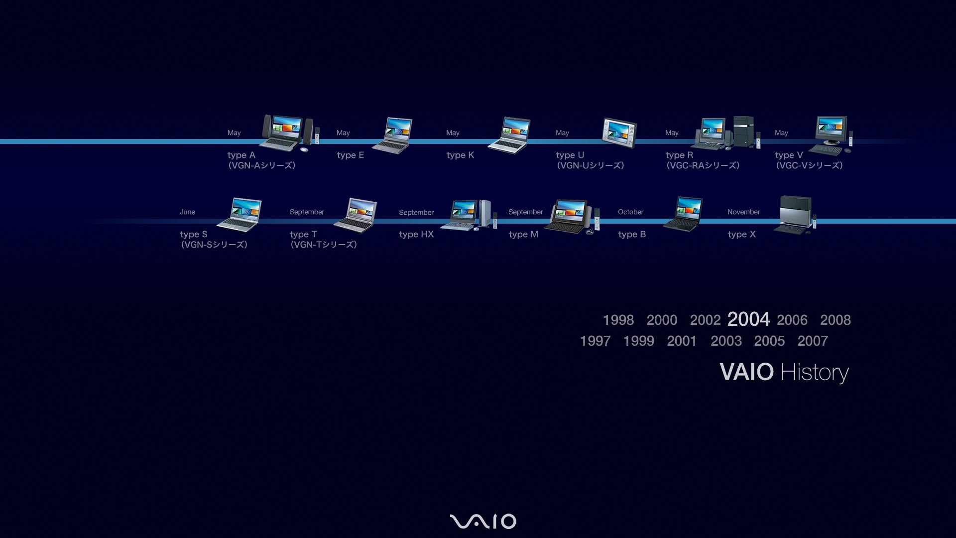 Sony Vaio Wallpaper X