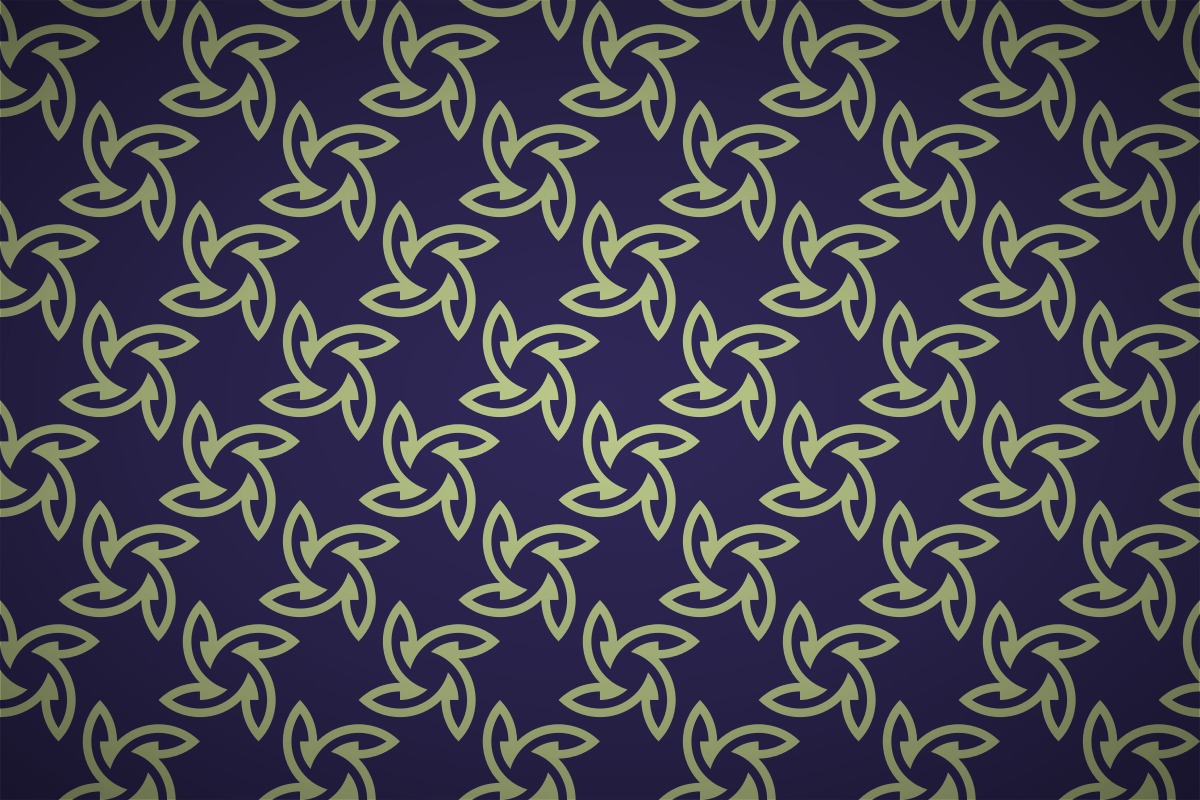 Leaf Arrow Motif Wallpaper Patterns