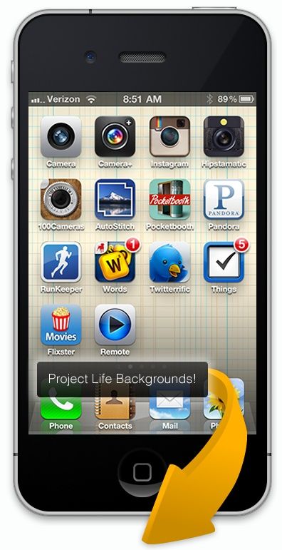 Becky Higgins Favorite iPhone Apps Background