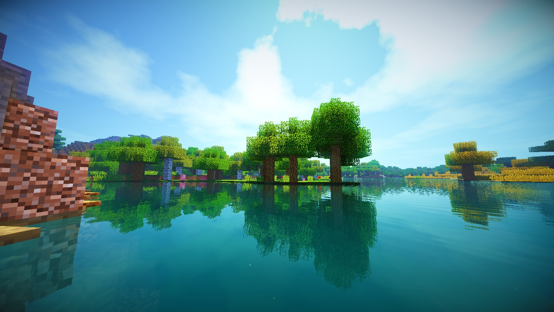 Minecraft Shaders HD Wallpaper Related Keywords
