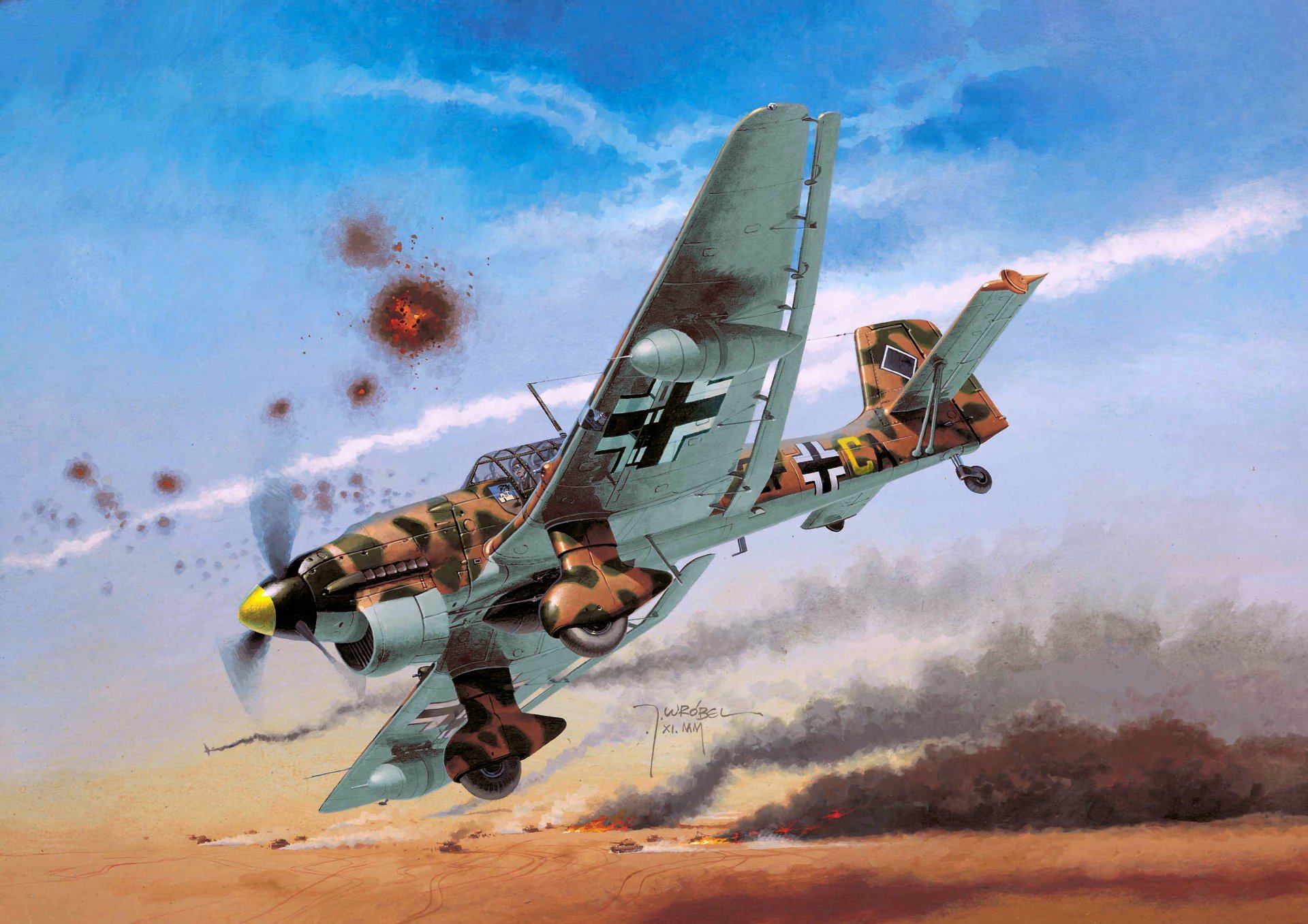 Junkers Ju HD Wallpaper Background Image
