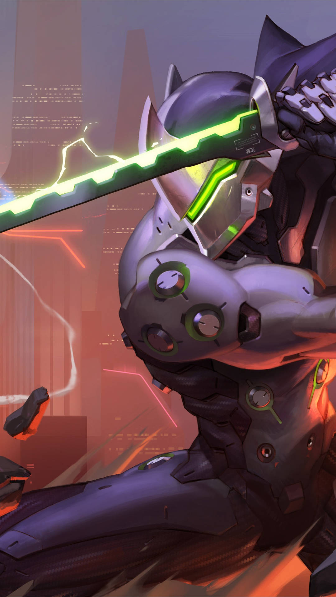 Fierce Genji iPhone Wallpaper