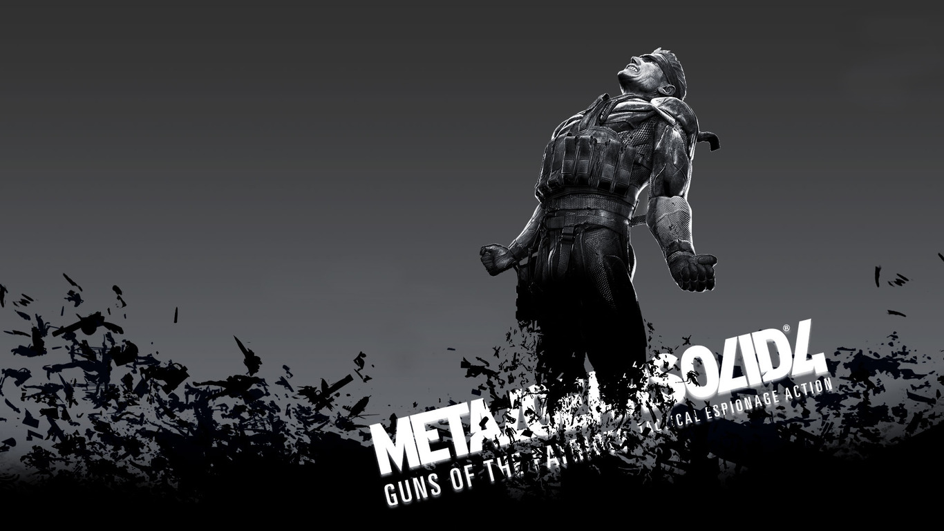 Metal Gear Solid 4 Widescreen Wallpaper   2638