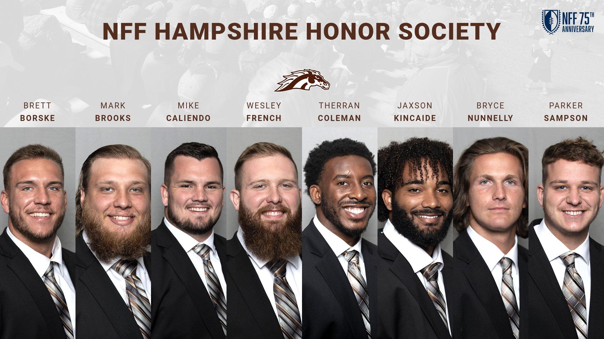Eight Broncos Selected To National Football Foundation Hampshire