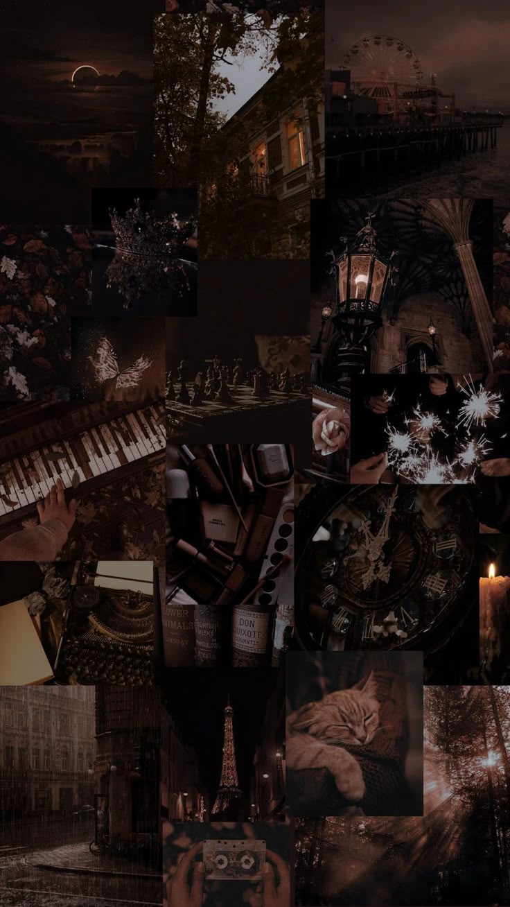 Dark Brown Aesthetic Wallpaper