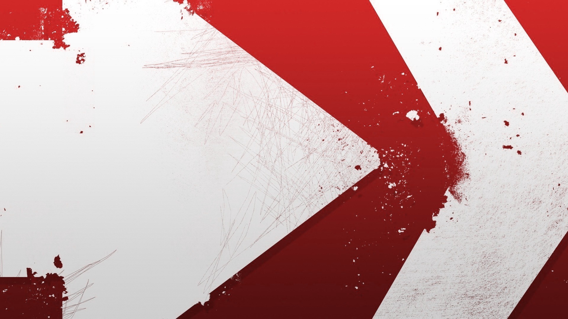 Abstract Red Paint Arrows Exclusive HD Wallpaper