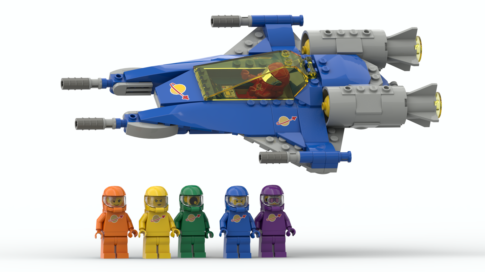Lego Ideas Out Of This World Space Builds Classic Starfighter