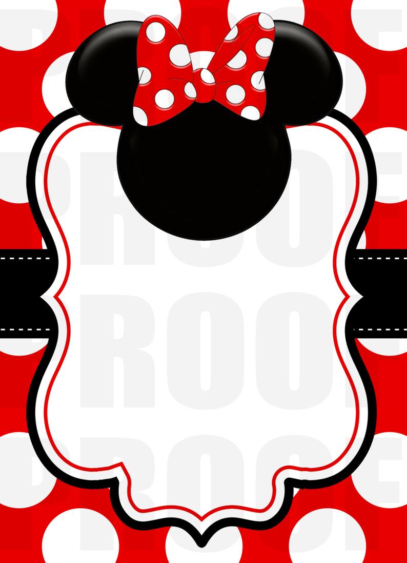 Minnie Mouse Invitation Template Free Download from cdn.wallpapersafari.com