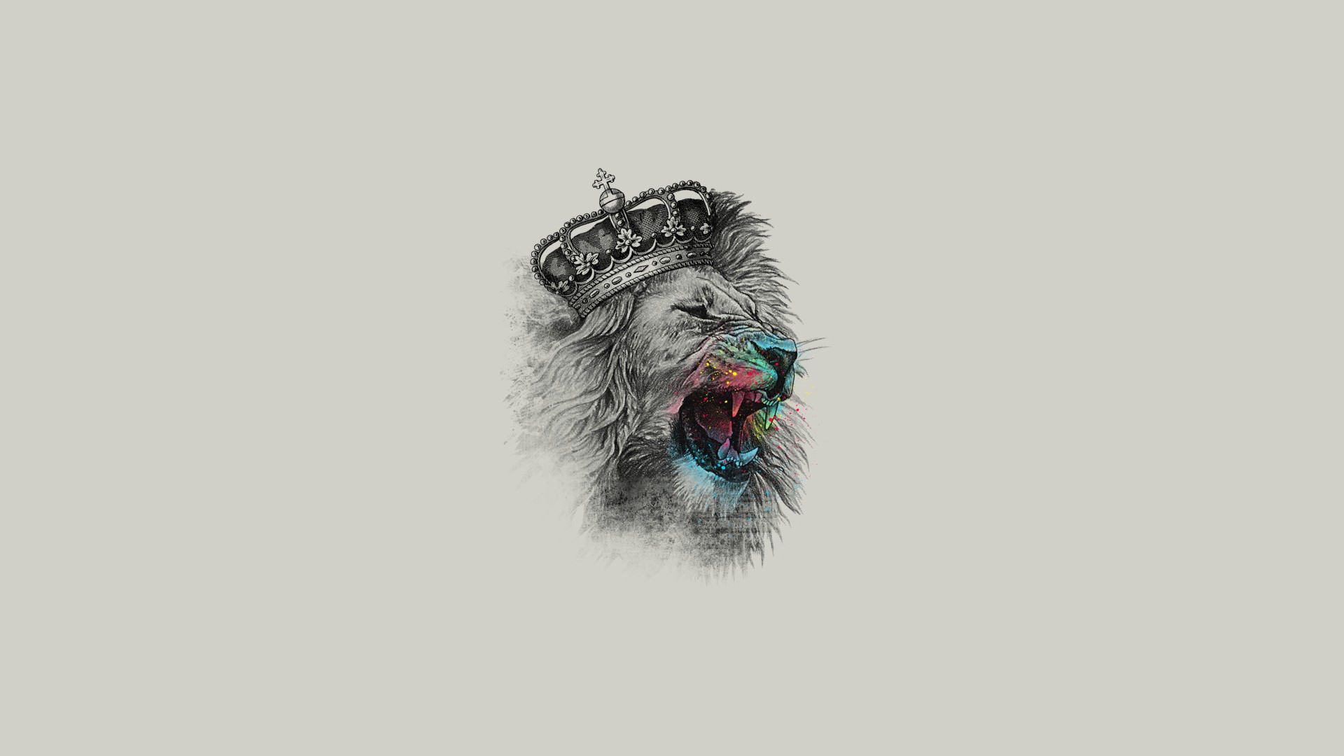Image Gallery Lion With Crown Wallpaper